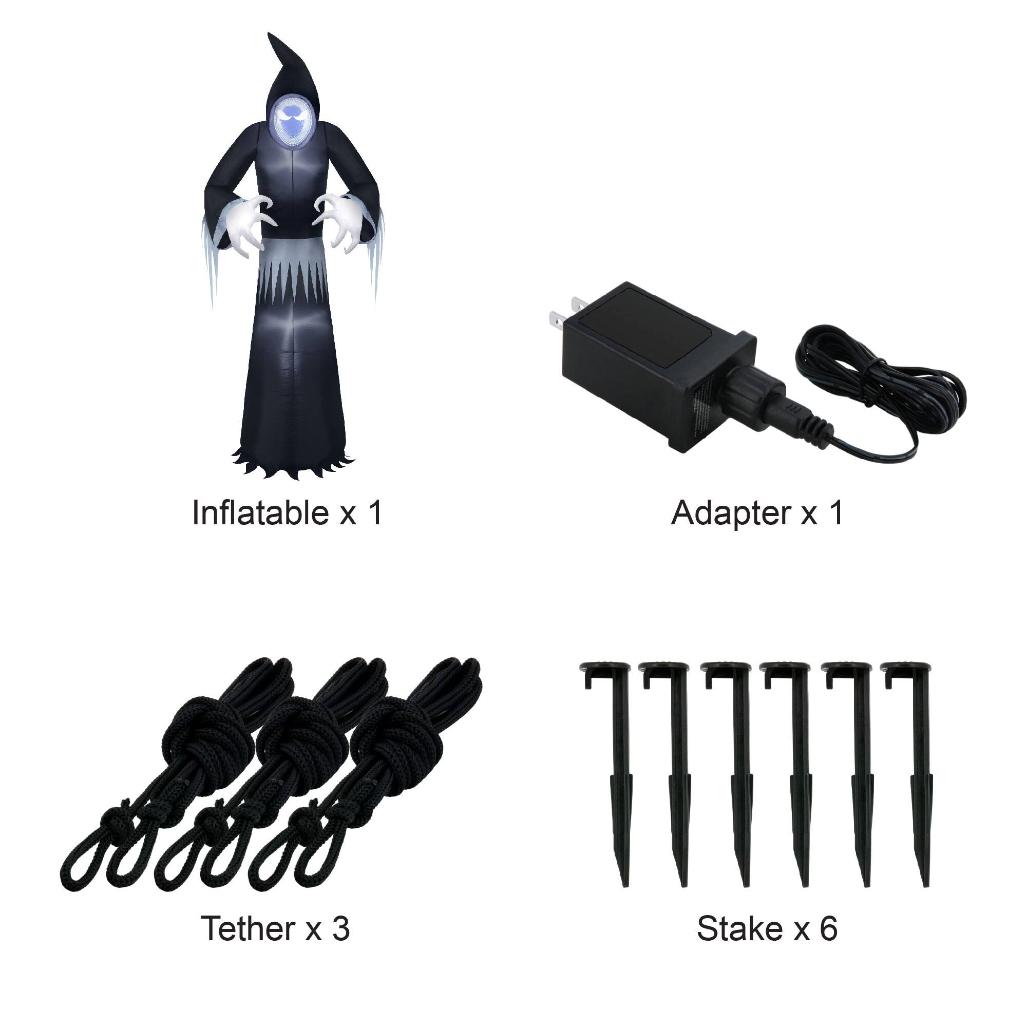 Occasions Airflowz 8ft. Inflatable Infinity Mirror Reaper
